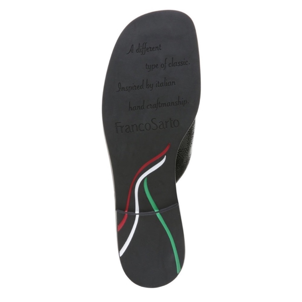 NEW Franco Sarto Black Bocca Slide Mules 9 M - Picture 5 of 7